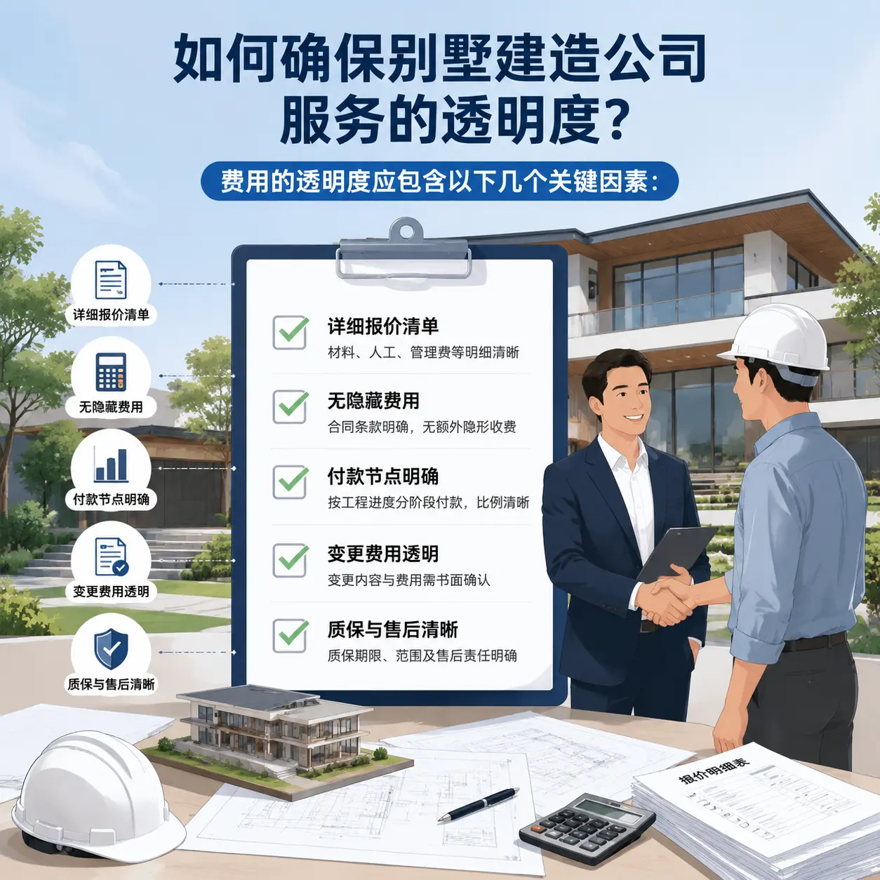在 白云 如何确保别墅建造公司服务的透明度?