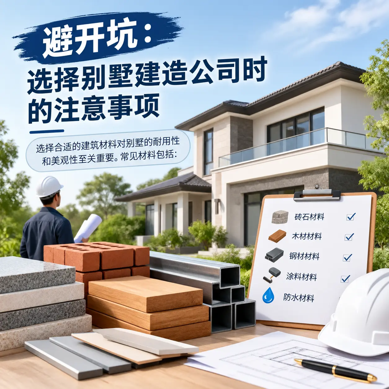 避开坑:选择 白云 别墅建造公司时的注意事项