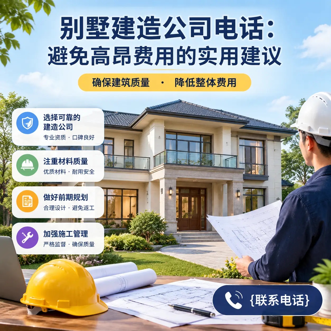 白云别墅建造公司电话：避免高昂费用的实用建议
