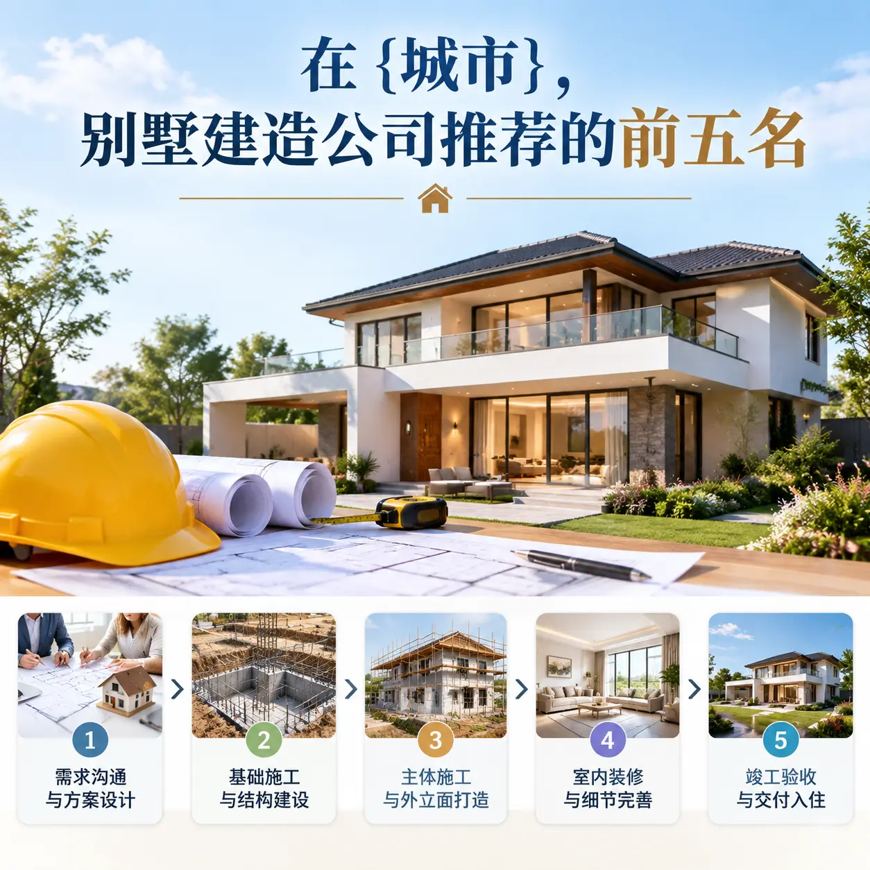 在 白云，别墅建造公司推荐的前五名